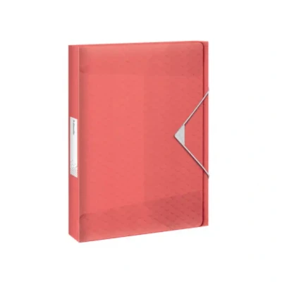 Afbeelding van Esselte Colour&#039;breeze Elastobox, Ft A4, 2,5 Cm, Koraal Elastobox