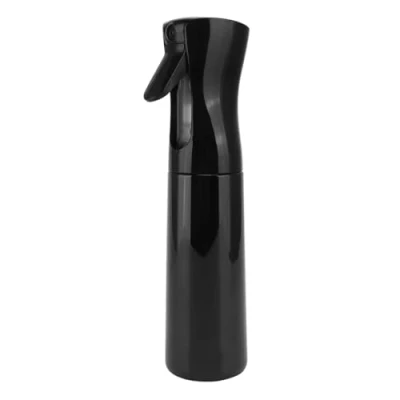 Afbeelding van FiTspi 300 ml en spuitfles voor haar, continue fijne nevel, kapsalon, tuinieren, planten, reiniging van het huis (zwart)