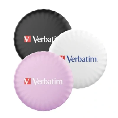Afbeelding van Verbatim 1x3 My Finder Munt Bluetooth Item Vinden, z/w/p 32135 (iOS), Tracker, Zwart, Wit, Roze