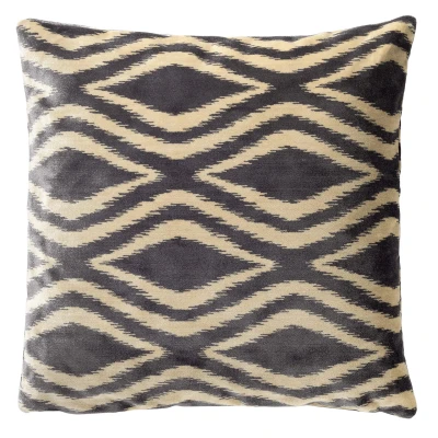 Afbeelding van Hoii AMORA Sierkussen 45x45 cm Charcoal Gray Antraciet met duurzame kussenvulling
