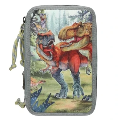 Afbeelding van Depesche Dino World 3 vaks etui BITE