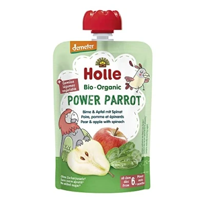 Afbeelding van Holle Smoothie Pera, Manzana Y Espinacas +6 maten 90 g