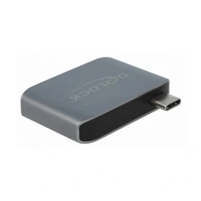 Image de Adaptateur Audio Jack DELOCK 63965 USB C 3.0 Anthracite