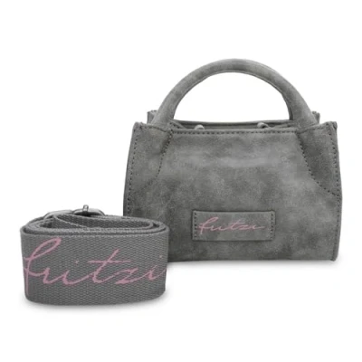 Afbeelding van Fritzi aus Preußen Handtas Schoudertas Chunk02 Vintage Crossbody Bag Anthra Grijs