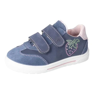 Afbeelding van Ricosta Klett LIMA Klittenbandschoenen voor kinderen, Maat: 27, Reef Nubukleer