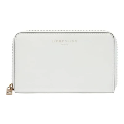 Afbeelding van LIEBESKIND BERLIN Leren Portemonnee Kodiaq Sheep Hilla Frieda Ziparound Wallet Arctic Crème
