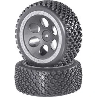 Afbeelding van Reely 1:10 Buggy Complete wielen Rally Gatdesign Grijs 2 stuk(s)