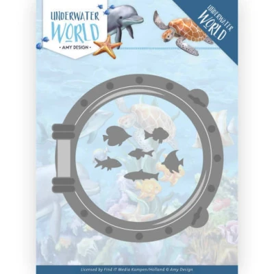 Afbeelding van Porthole Cutting Die Underwater World by Amy Design