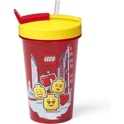 Afbeelding van LEGO Drinkbeker Iconic Girl 500 ml Polypropyleen Rood
