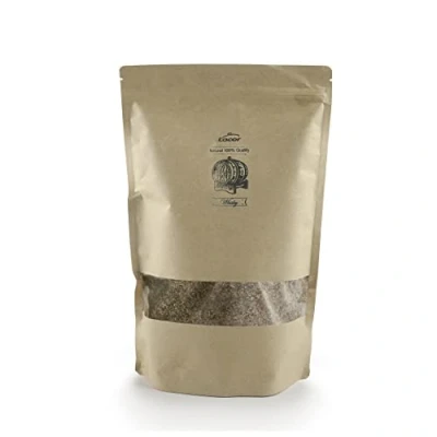 Afbeelding van Lacor 69567 voedselroken, zaagmeel voor roken, eikenhout, 100% natuurlijk, whiskysmaak: geeft een zachte aromatische smaak, 500 g