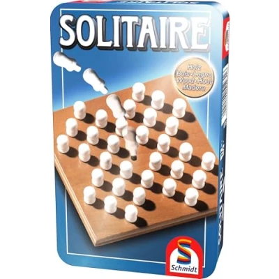 Afbeelding van Bordspel Schmidt Spiele Solitaire 11,4 x 18,4 3,9 cm (32 Onderdelen)