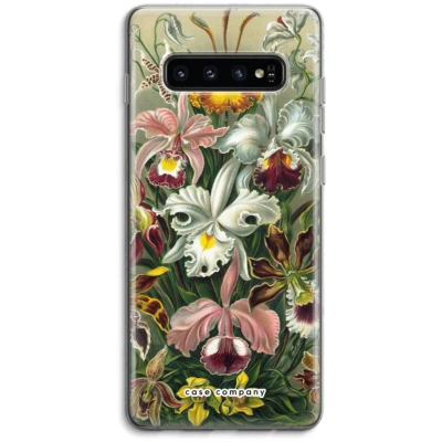 Afbeelding van Case Company® hoesje geschikt voor Samsung Galaxy S10 4G Haeckel Orchidae Soft Cover Telefoonhoesje Bescherming aan alle Kanten en Schermrand