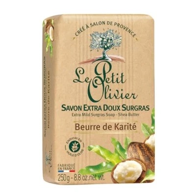 Afbeelding van Le Petit Olivier Extra zachte zeep met shea, 250 g