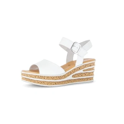 Afbeelding van Gabor Sandalen met riempjes voor dames, Wit 21, 41 EU