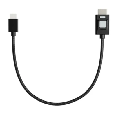 Afbeelding van Atomos 4kP60 Vergrendelbare HDR Mini naar Volledige HDMI 30cm Hoge Snelheidskabel (0.30 m, HDMI), Videokabel