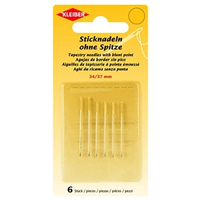 Afbeelding van 69916 Borduurnaalden zonder punt (34, 37 mm), 6 st.
