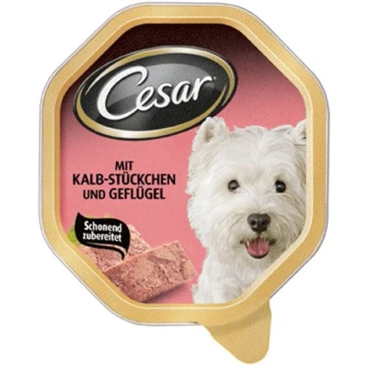 Afbeelding van Megapack Cesar kuipjes 28 x 150 g Klassieke terrine met kalf en gevogelte