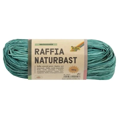 Afbeelding van Folia raffia smaragdgroen