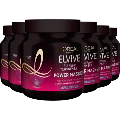 Afbeelding van 6x L&#039;Oréal Elvive Full Resist Haarmasker 680 ml
