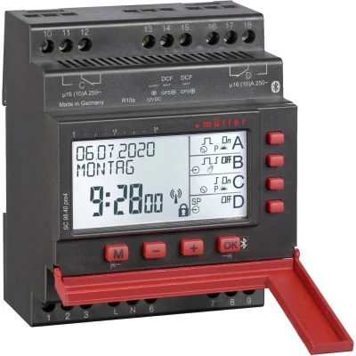 Afbeelding van Müller SC 98.20 pro4 12 24V ACDC DIN rail schakelklok Digitaal 230 V 4000 W