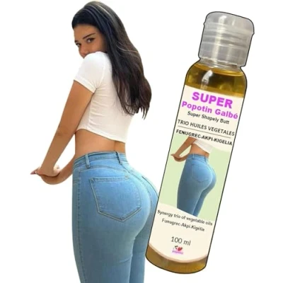 Afbeelding van Olie voor het vergroten van de billen, heupen en borst, Synergie Fenugrec AKPI KIGELIA l 100% natuurlijk, 100 ml I Love My Popotin