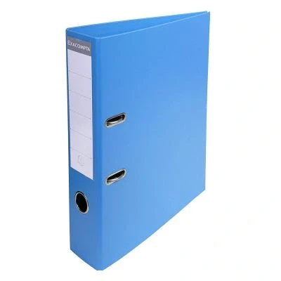 Image de Exacompta 53742E Set de 10 Classeurs à levier PremTouch en PVC format 32x29 cm Bleu