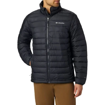 Afbeelding van Columbia Powder LITE Jacket Winterjas, Heren, Maat: XXL, Black