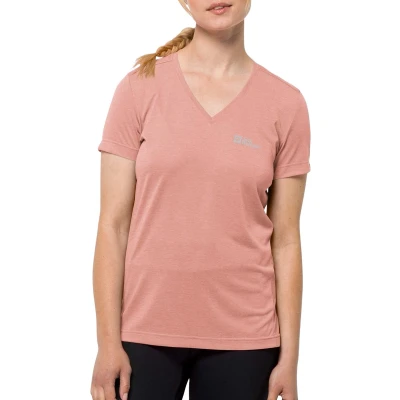 Afbeelding van Jack Wolfskin Crosstrail T Tshirt basic, Dames, Maat: Medium, Rose dawn