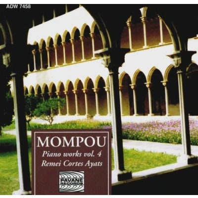 Afbeelding van Remi Cortes Ayats Mompou: Piano Works Vol 4 (CD)