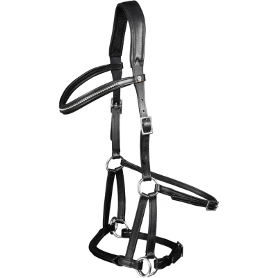 Afbeelding van Waldhausen Bitloos Hoofdstel X Line Supers. Nuova Zwart Cob