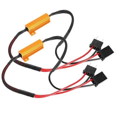 Afbeelding van EBTOOLS voor weerstand 20w led H7 belasting 2 stuks auto decoders, koplamp anti hyper flash geen fout bedrading ABS metalen