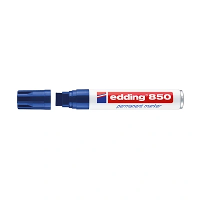 Image de Edding 850 marqueur permanent (5 15 mm biseauté) bleu