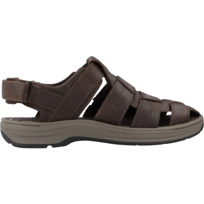 Afbeelding van Clarks Saltway COVE Outdoorsandalen, Heren, Maat: 45, Marron Leer