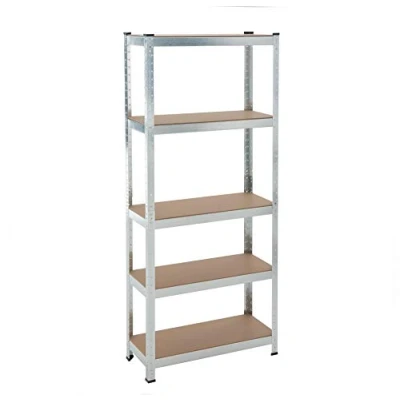 Afbeelding van ESTEXO Opslagrek, keuze uit 21 modellen, voor kelder, werkplaats, garage, gegalvaniseerd metaal, 170 x 75 30 cm, draagvermogen 350 kg