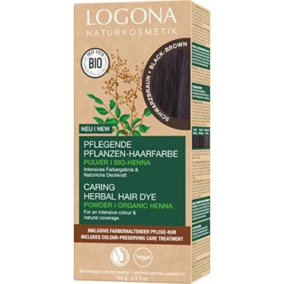 Afbeelding van LOGONA Herbal Hair Dye haarkleuring Bruin