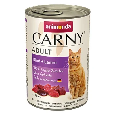 Afbeelding van Animonda Carny Adult Rund + Lam 6 x 400 gram ( Katten natvoer )