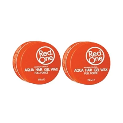 Afbeelding van RedOne Maximum Control Aqua Hair Gel Wax Oranje, 150 ml, 2 Stuk
