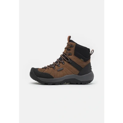 Afbeelding van KEEN Revel 4 Mid Polar, sneeuwlaarzen voor heren, Dark Earth Caramel Koffie