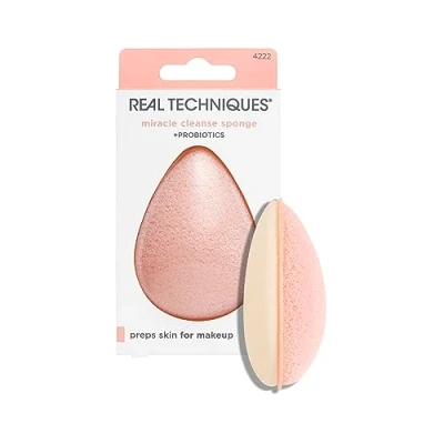 Afbeelding van Real Techniques Miracle Cleanse Sponge Exfoliërende Gezichtsspons