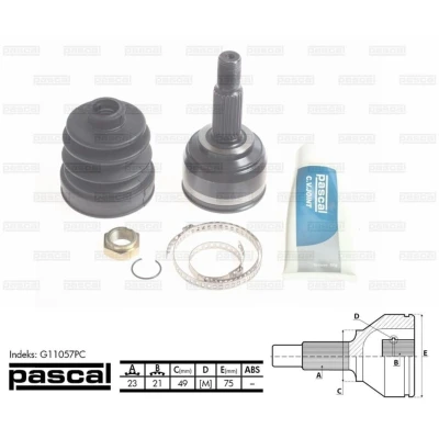 Afbeelding van PASCAL G11057PC Homokineet Wielzijde