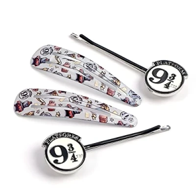 Afbeelding van The Carat Shop Platform 9 3/4 Hair Clip Set Harry Potter