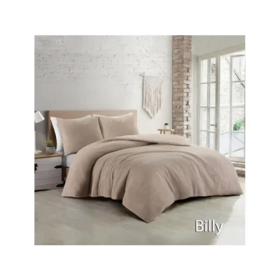 Afbeelding van Papillon Billy Dekbedovertrek Tweepersoons 200x200/220 cm Zand