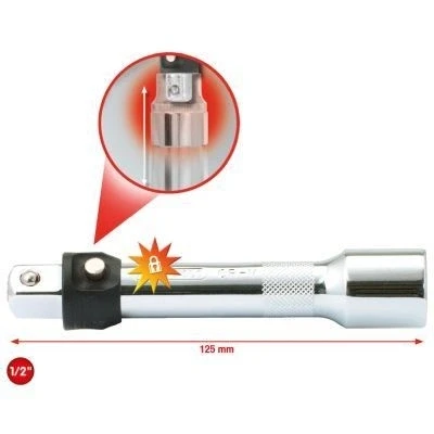 Afbeelding van KS Tools, Dopsleutel + dopmoer, 1/2&quot; CHROMEplus verlenging
