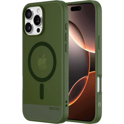 Afbeelding van Incase Hoesje Geschikt voor iPhone 16 Pro Max Slim Case donkergroen