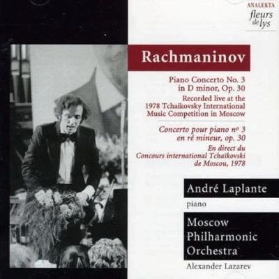 Afbeelding van André Laplante, Moscow Philharmonic Orchestra, Alexander Lazarev Rachmaninov: Concerto Pour Piano No.3 (CD)