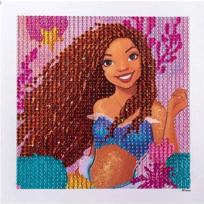 Afbeelding van The Little Mermaid Mozaiek Strass Steentjes