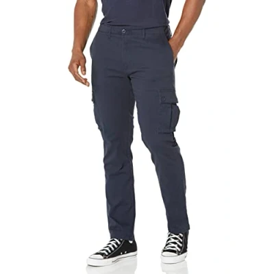Image de Amazon Essentials Men&#039;s Slim Fit Stretch Cargo Pant (Available in Big &amp; Tall), Navy, 32W x 32L