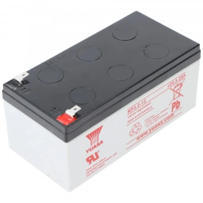 Afbeelding van YUASA NP3.2 12 loodbatterij volt, 3200 mAh met Faston contacten van 4,8 mm