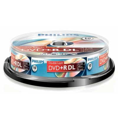 Image de Philips DVD+R double layer 10 stuks in cakebox