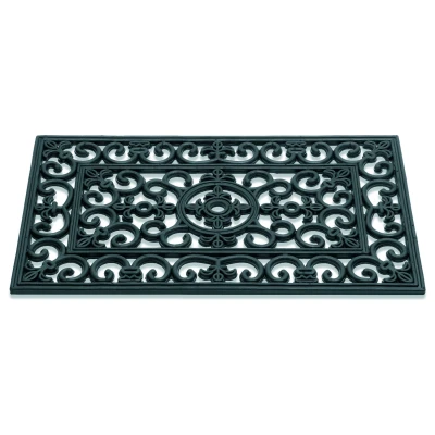 Afbeelding van Hamat Rubbermat Lilly Deurmat 45x75 cm Zwart